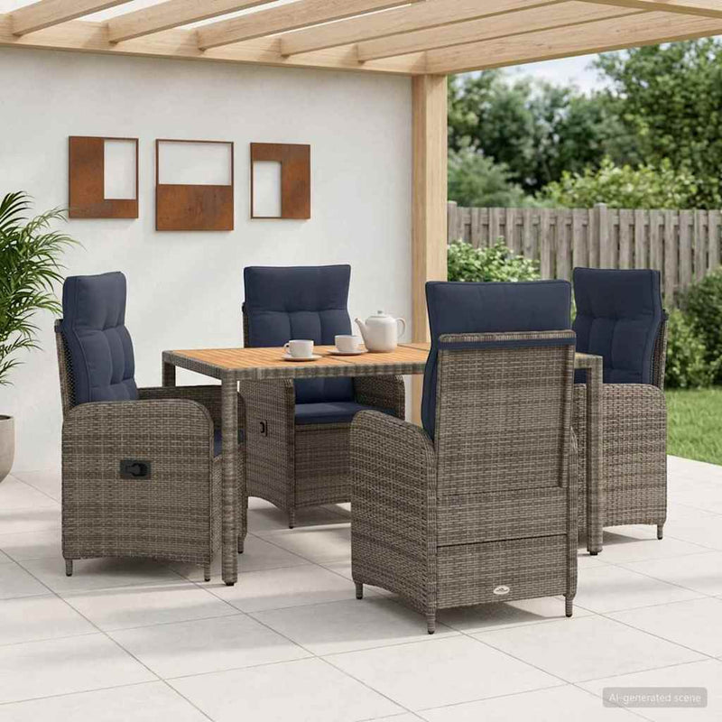 Set dining pentru exterior 5 buc.