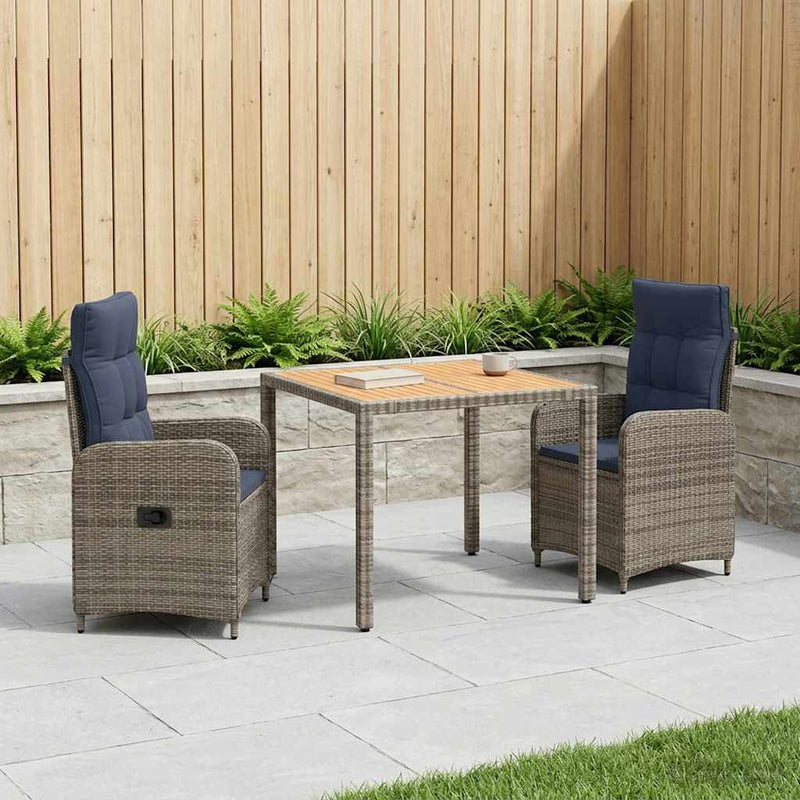 Set dining pentru exterior 3 buc.