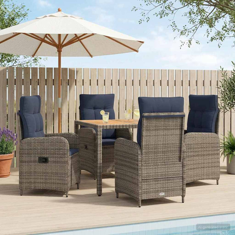 Set dining pentru exterior 5 buc.