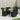 Set dining pentru exterior 5 buc. Negru poliratan