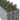 Pat ridicat din gabion 4 buc. 400 x 100 x 100 cm Argintiu