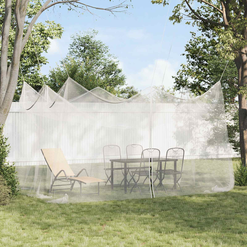 Plasă pentru țânțari în grădină 220 mesh Alb 3 x 4,5 x 2,5 m