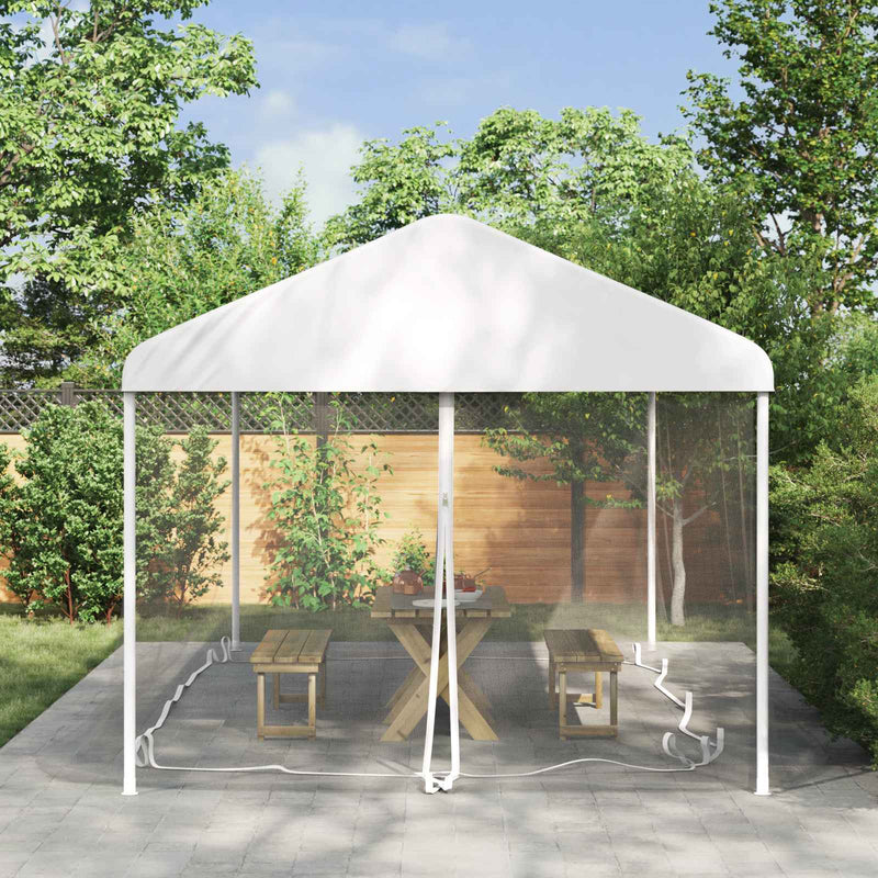 Plasă de țânțari pentru foișor 220 mesh Alb 6 x 3 x 2 m