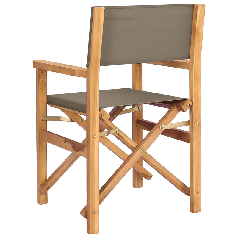 Scaun director 100% poliester solid-teak
