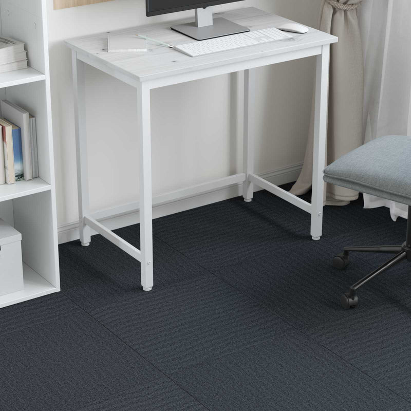 Placă de carpetă Gri Albastru 50 x 50 cm 36 buc. PP și bitum