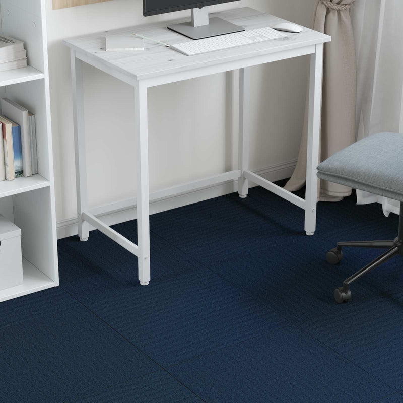 Placă de carpetă albastru 50 x 50 cm 20 buc. PP și bitum