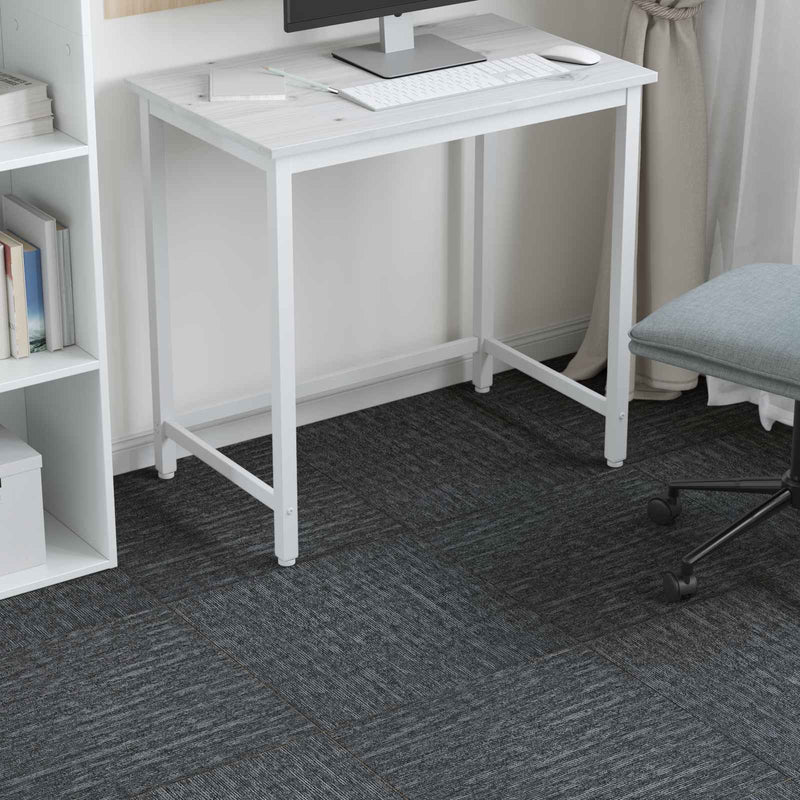 Placă de carpetă Gri Cer 50 x 50 cm 36 buc. PP și bitum