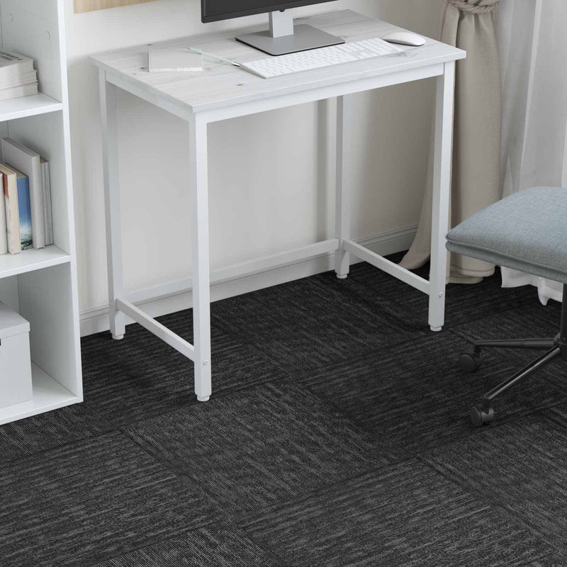 Placă de carpetă Gri cărbune 50 x 50 cm 36 buc. PP și bitum