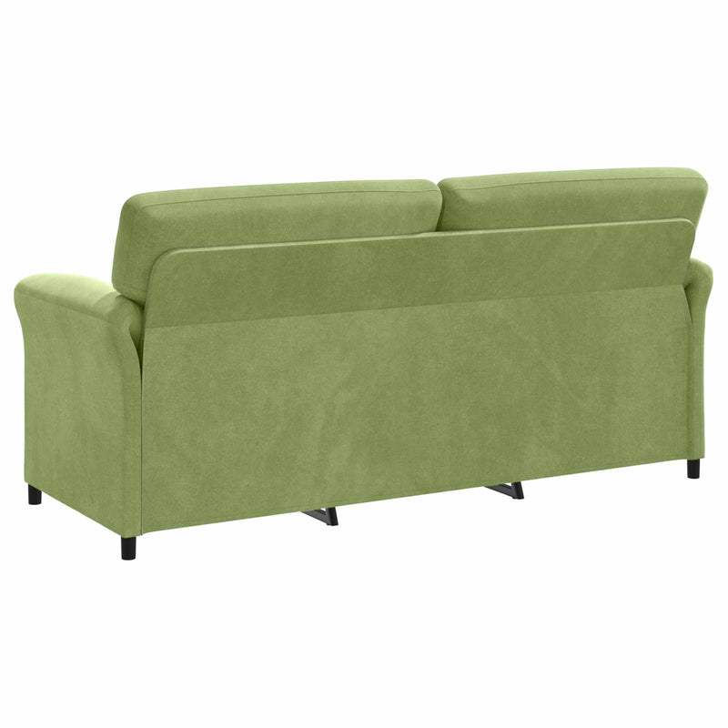 Set de canapea 2 buc. Verde deschis Catifea