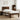 Cadru de pat single cu tablie ROSTOCK Maro închis 80 x 200 cm