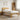 Cadru de pat single cu tablie ROSTOCK Alb 90 x 200 cm