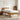 Cadru de pat single cu tablie ROSTOCK natural 100 x 200 cm