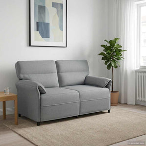 Canapea 100% poliester, cadru din metal, MDF, placaj