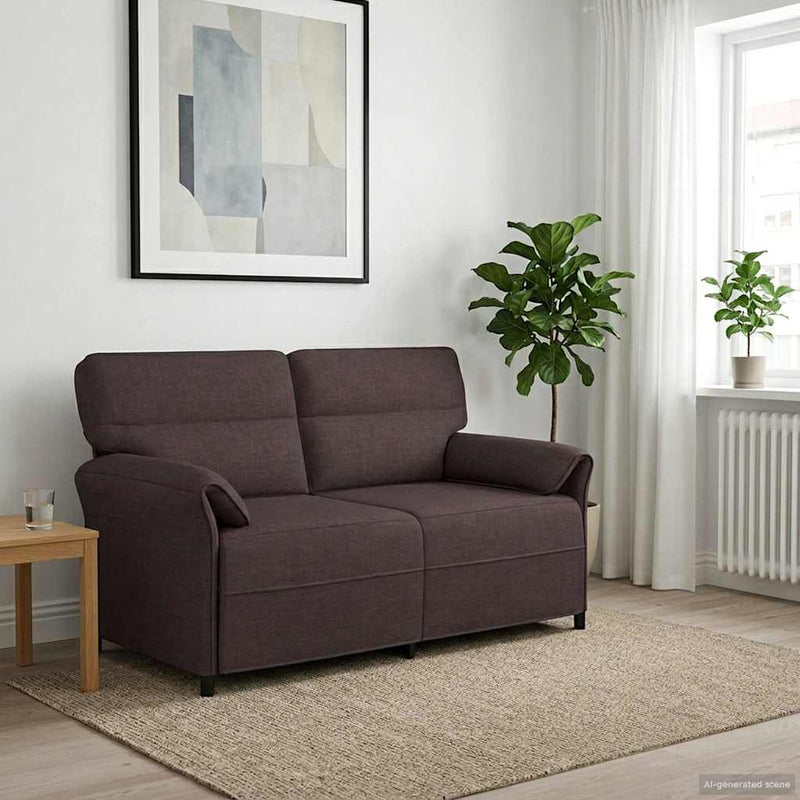 Canapea 100% poliester, cadru din metal, MDF, placaj
