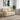 Canapea 100% poliester, cadru din metal, MDF, placaj