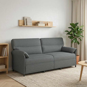 Canapea 100% poliester, cadru din metal, MDF, placaj