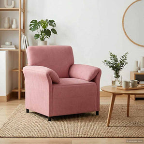 Sofa cu un loc Roz 88 x 83 x 95 cm Catifea