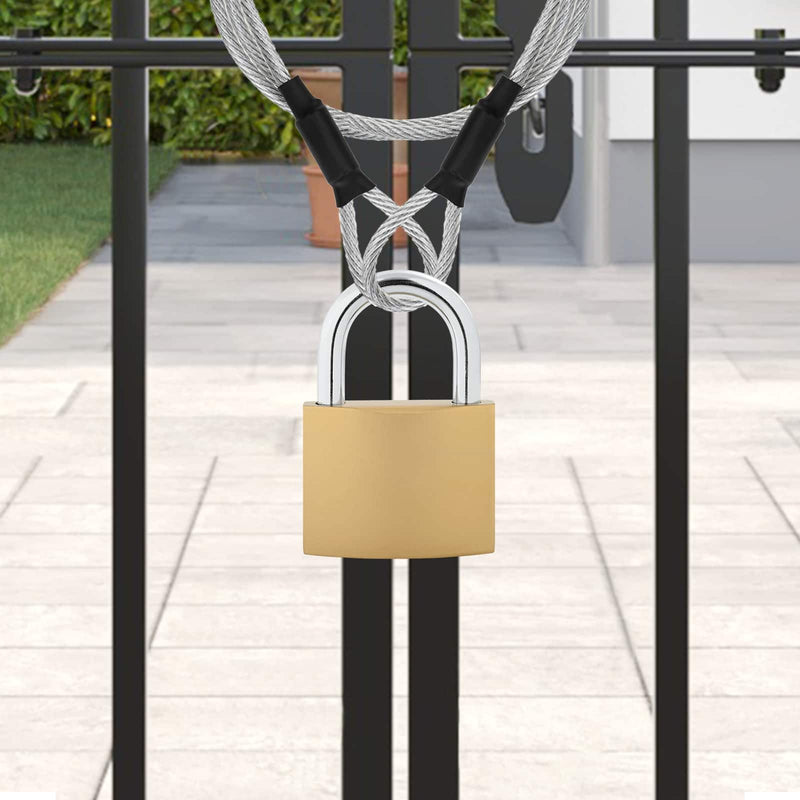 U Lock cu Chei 6 buc. Alamă Fier