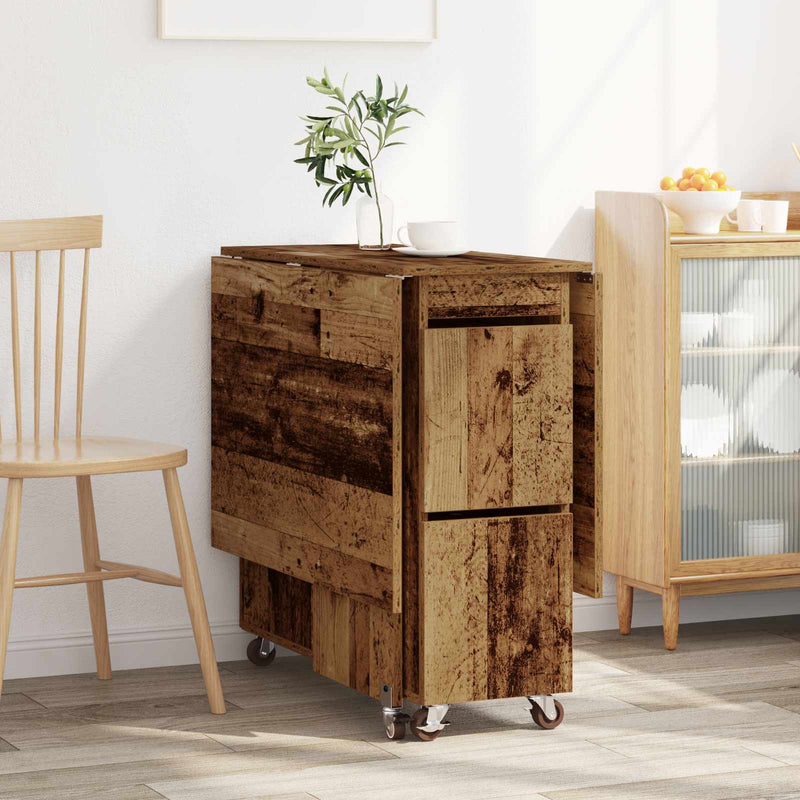 Masă de dining 140 x 80 x 77 cm Lemn prelucrat Lemn vechi