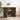 Masă de dining 180 x 85 x 75 cm Lemn prelucrat Stejar fumuriu