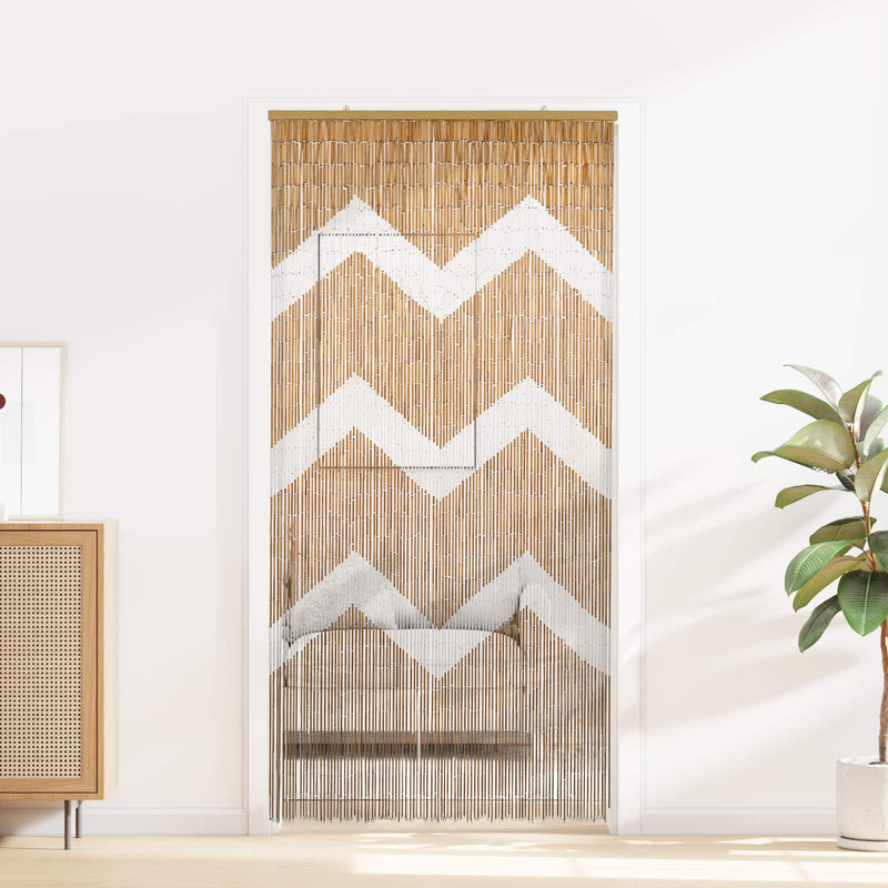 Cortină pentru ușa de insecte multicolor 100 x 200 cm Bambus