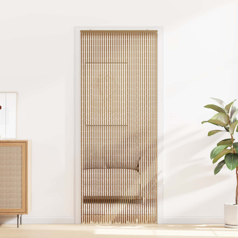 Cortină pentru ușa de insecte multicolor 90 x 200 cm Bambus