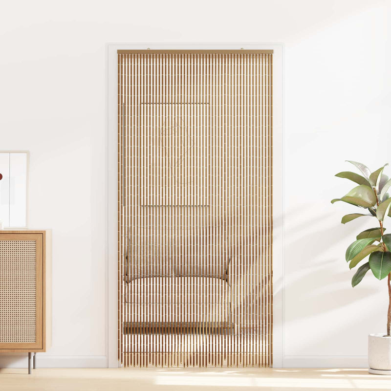 Cortină pentru ușa de insecte multicolor 100 x 200 cm Bambus