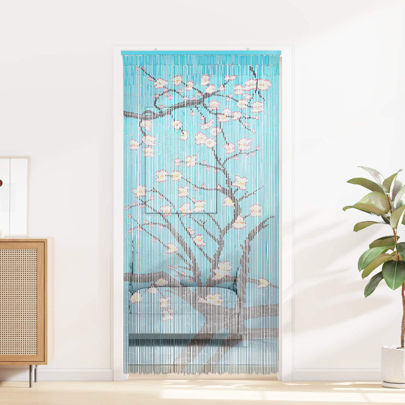 Cortină pentru ușa de insecte multicolor 100 x 200 cm Bambus