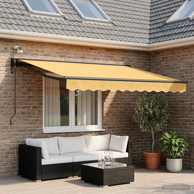 Cort electric retractabil Nisipiu 2,5 x 2 m