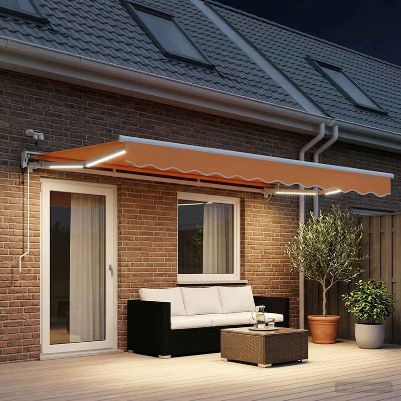 Cort electric retractabil Nisipiu 4,5 × 3,5 m