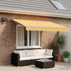 Copertină retractabilă Nisipiu 400 × 300 cm