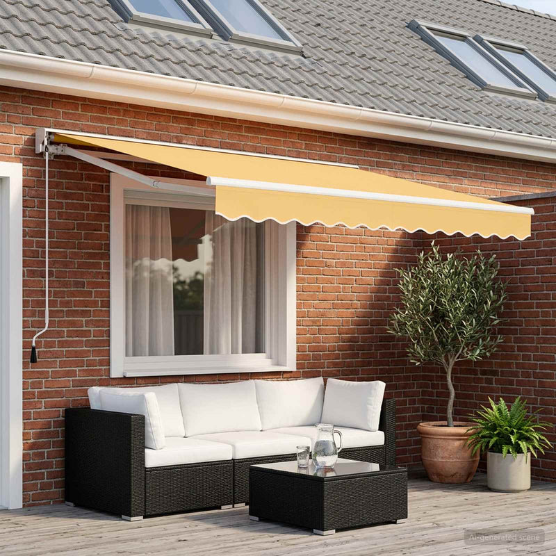 Cort electric retractabil Nisipiu 4,5 × 3,5 m