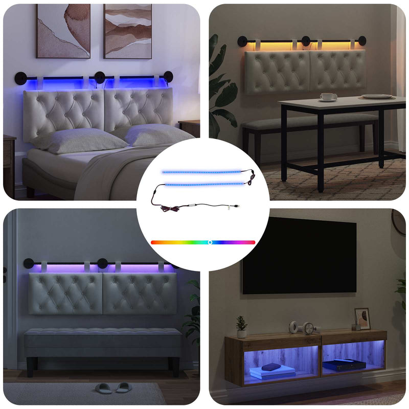 Bandă LED 110 cm Multicolour PVC