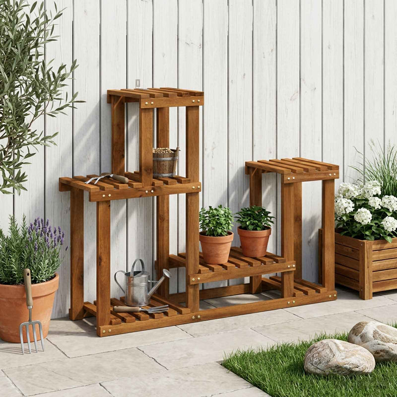 Suport pentru plante natural 90 x 25 x 73 cm