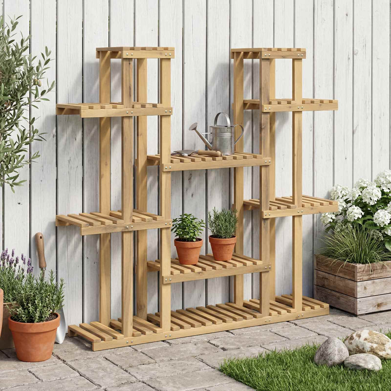Suport pentru plante Alb 123 x 25 x 114,5 cm