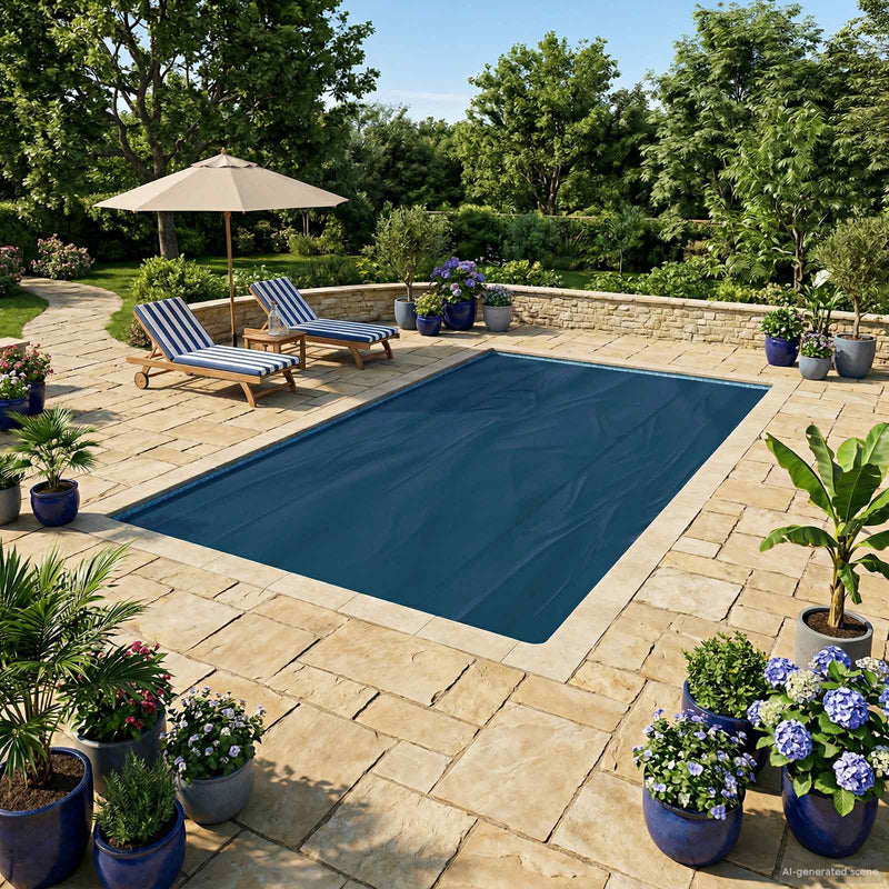 Pernă solară pentru piscină, calitate superioară Pătrat PE