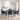 Scaune de dining 4 buc. Catifea albastru 56.5 x 50 x 85 cm