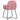 Scaune de dining 4 buc. Catifea Roz 55 x 50 x 84 cm
