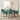 Scaune de dining 4 buc. Catifea Turcoaz 55 x 50 x 84 cm