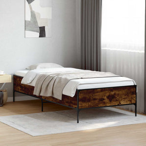 Cadru de pat Stejar fumuriu 80 x 200 cm Lemn prelucrat
