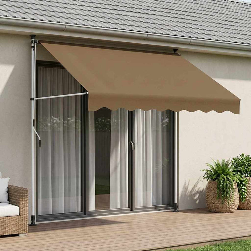 Copertină retractabilă manuală