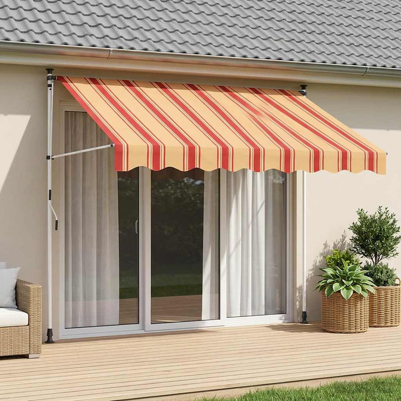 Copertină retractabilă manuală Multicolour 350 x 115 x 300 cm