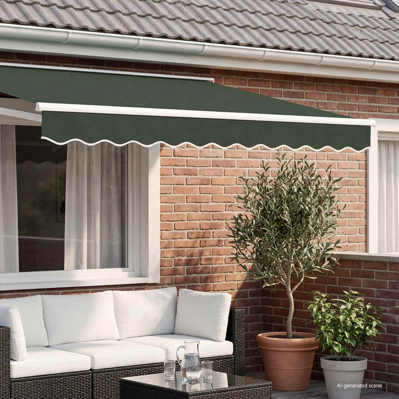 Volan de schimb pentru copertină pentru 3,5 m Verde închis