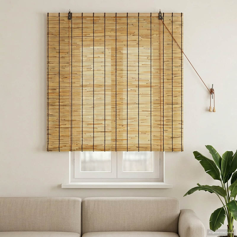 Rulou textil natural 120 x 160 cm Stuf