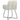 Scaune de dining 2 buc. Catifea Crem 59 x 56,5 x 86 cm