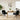 Scaune de dining rotative 2 buc. Piele artificială Negru