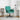 Scaun de birou rotativ 54 x 55 x 90 cm Turcoaz Catifea