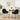 Scaune de dining 2 buc. Catifea Negru 55 x 50 x 84 cm