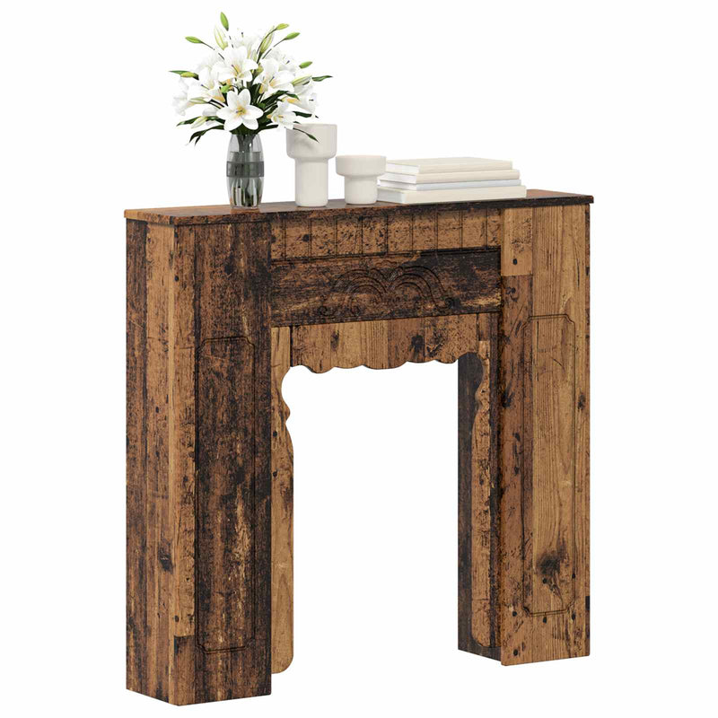 Cadru pentru șemineu Lemn vechi 93 x 20 x 89 cm Lemn prelucrat