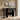 Masă DJ Stejar Negru 82 x 45 x 102 cm Lemn prelucrat